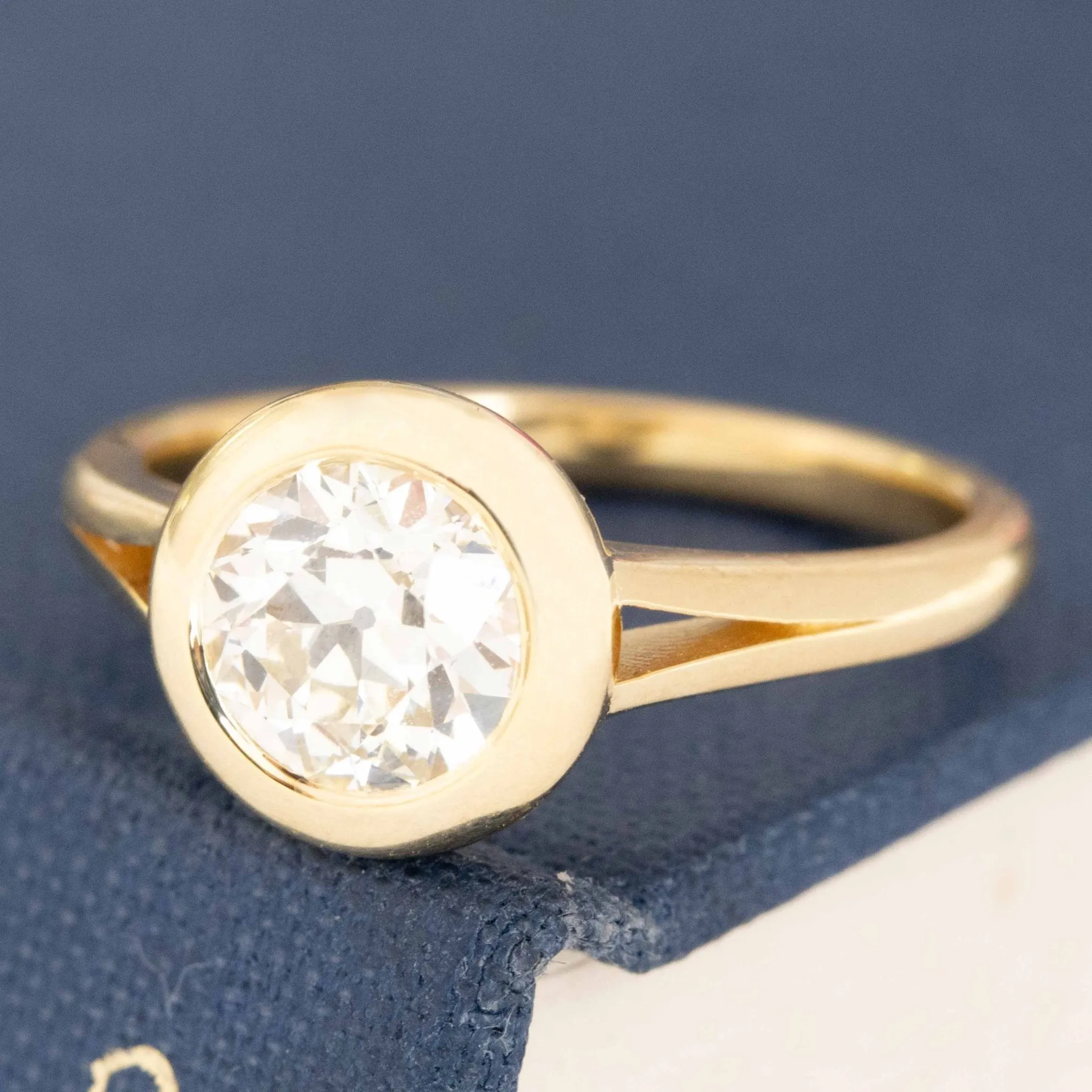 1.08ct Old European Cut Diamond Solitaire, GIA N VS1
