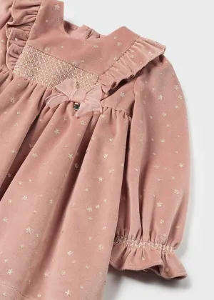 2904 Mayoral Velour Star Dress