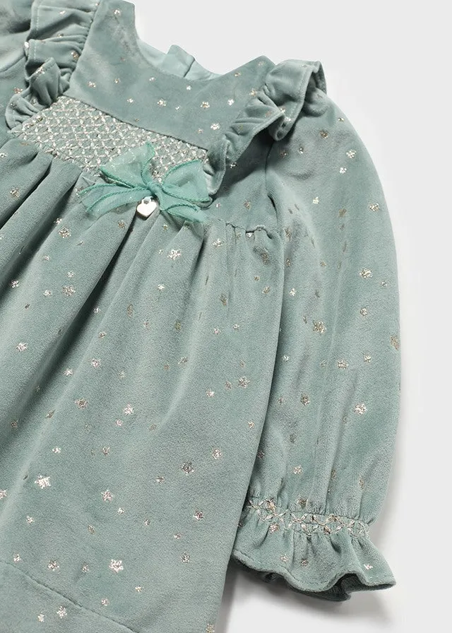 2904 Mayoral Velour Star Dress