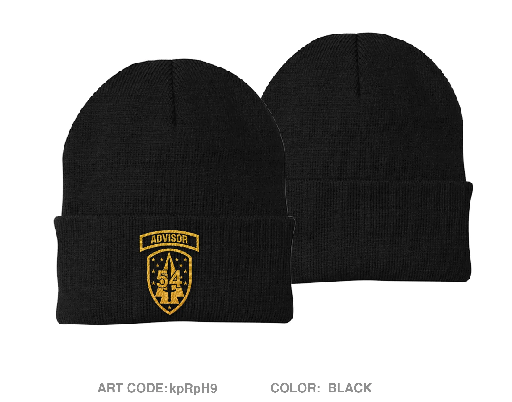 5th BN, 54th SFAB Embroidered Knit Beanie - kpRpH9