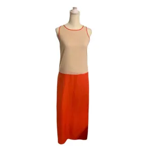 Alice   Olivia Crepe De Chine and Matte Satin Maxi Dress