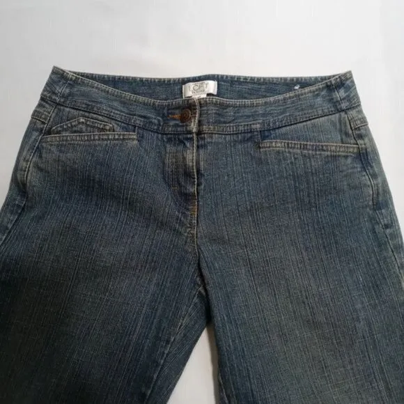Ann Taylor LOFT Boot Cut Leg Blue Jeans