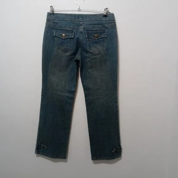 Ann Taylor LOFT Boot Cut Leg Blue Jeans