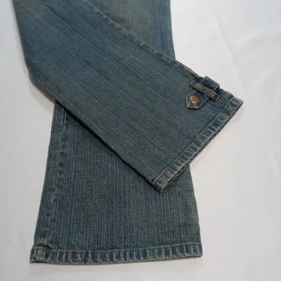 Ann Taylor LOFT Boot Cut Leg Blue Jeans