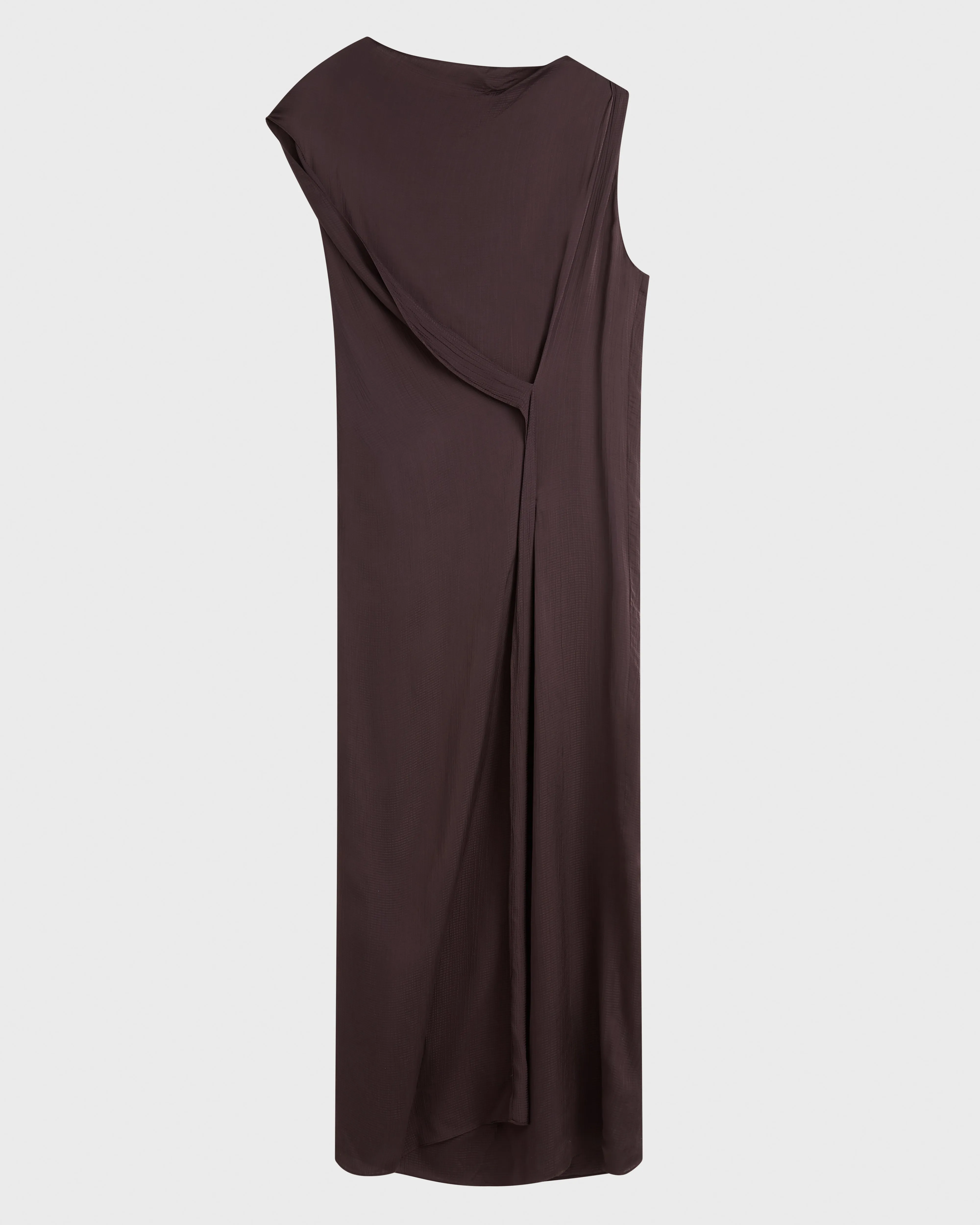 Ardea Draped Dress - Mocha