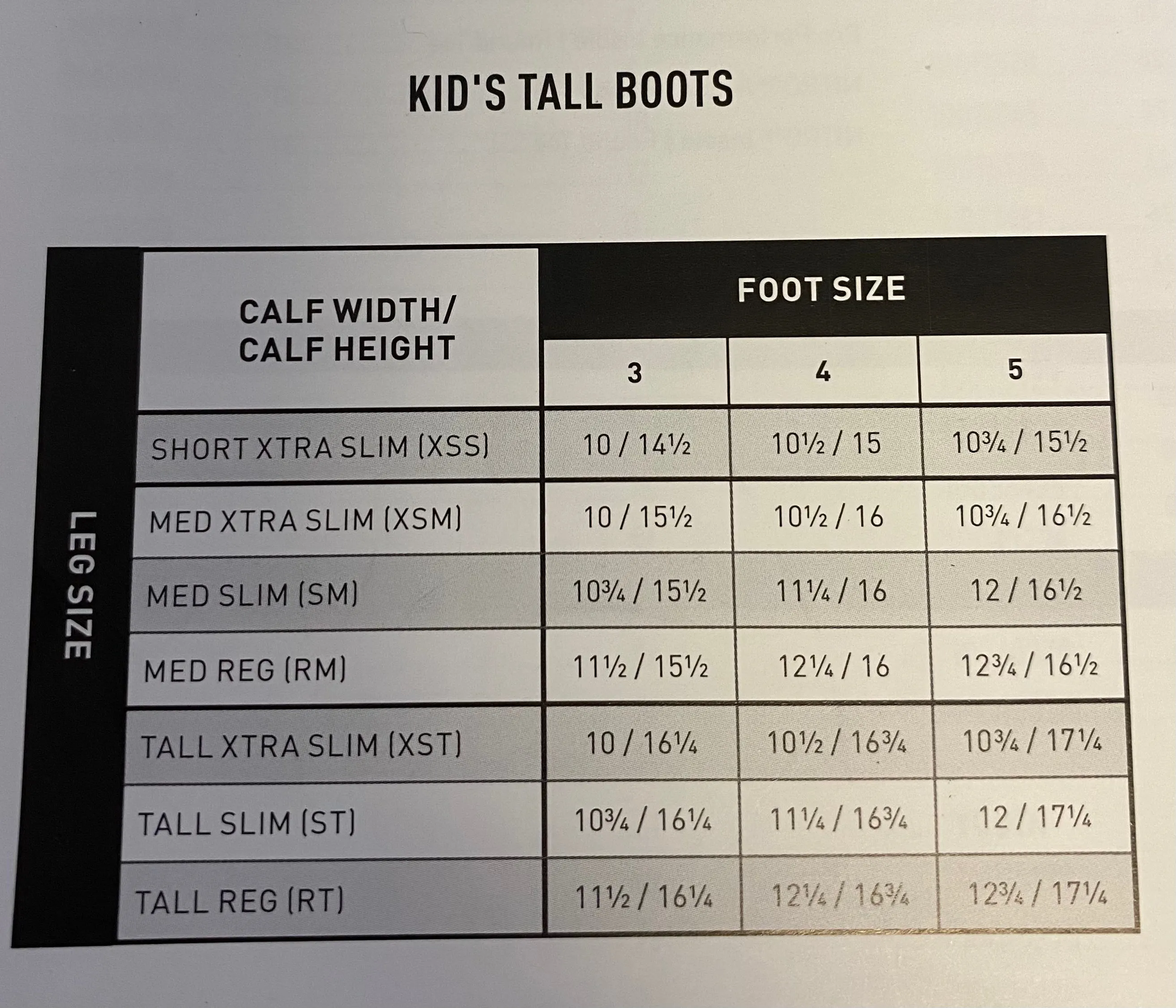 Ariat Heritage Contour Child tall boot