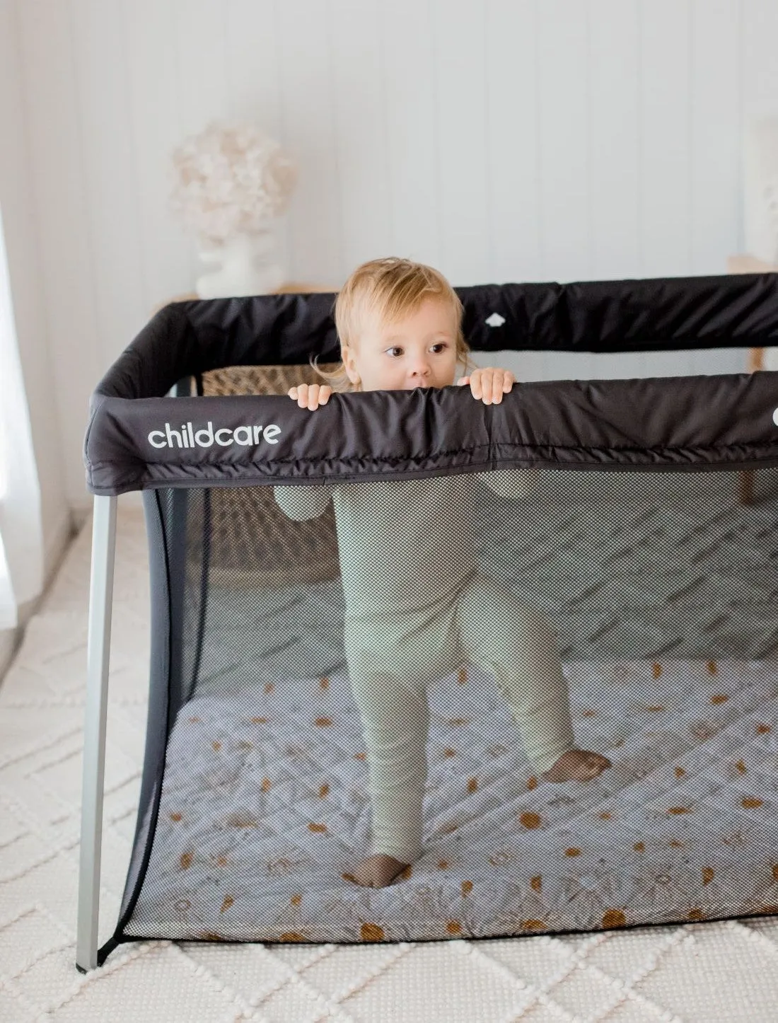 Bambella Waterproof Porta Cot Sheet | Bohemian Sunshine
