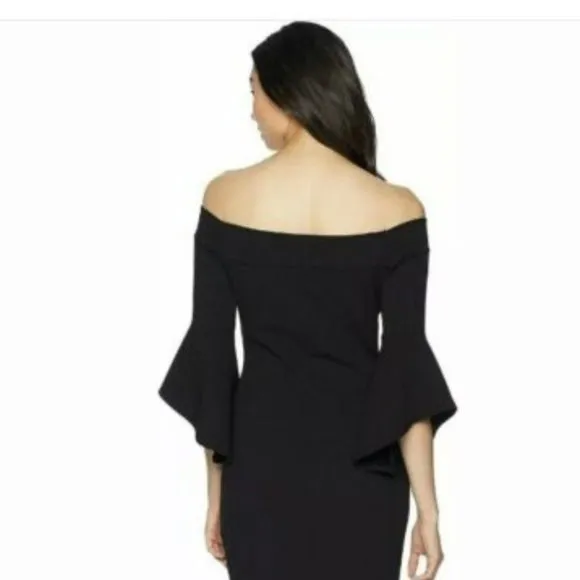 Bebe Off The Shoulder Sheath Dress