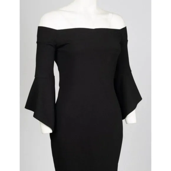 Bebe Off The Shoulder Sheath Dress