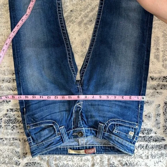 Big Star Remy Low Rise Women's Jeans Size 27 Long Dark Blue Bootcut Vintage