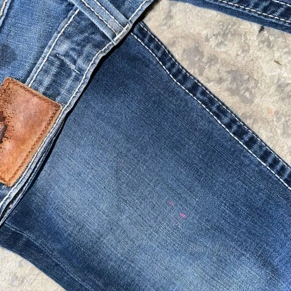 Big Star Remy Low Rise Women's Jeans Size 27 Long Dark Blue Bootcut Vintage