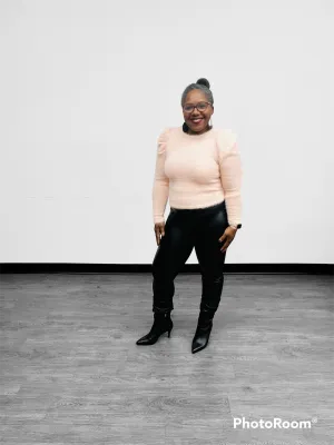 Blush Fuzzy Sweater
