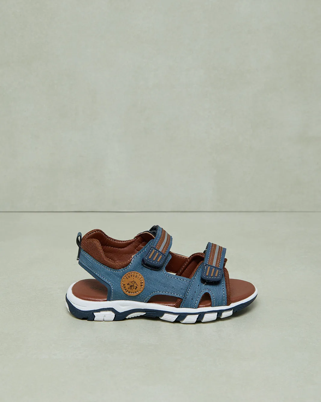 Boys Blue Denim Sport Sandals