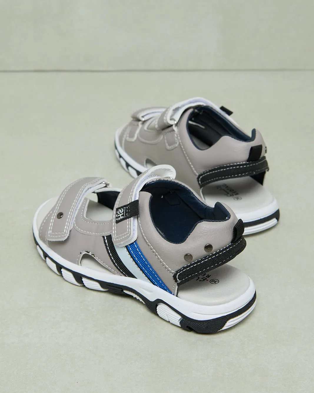 Boys Grey Sport Sandals