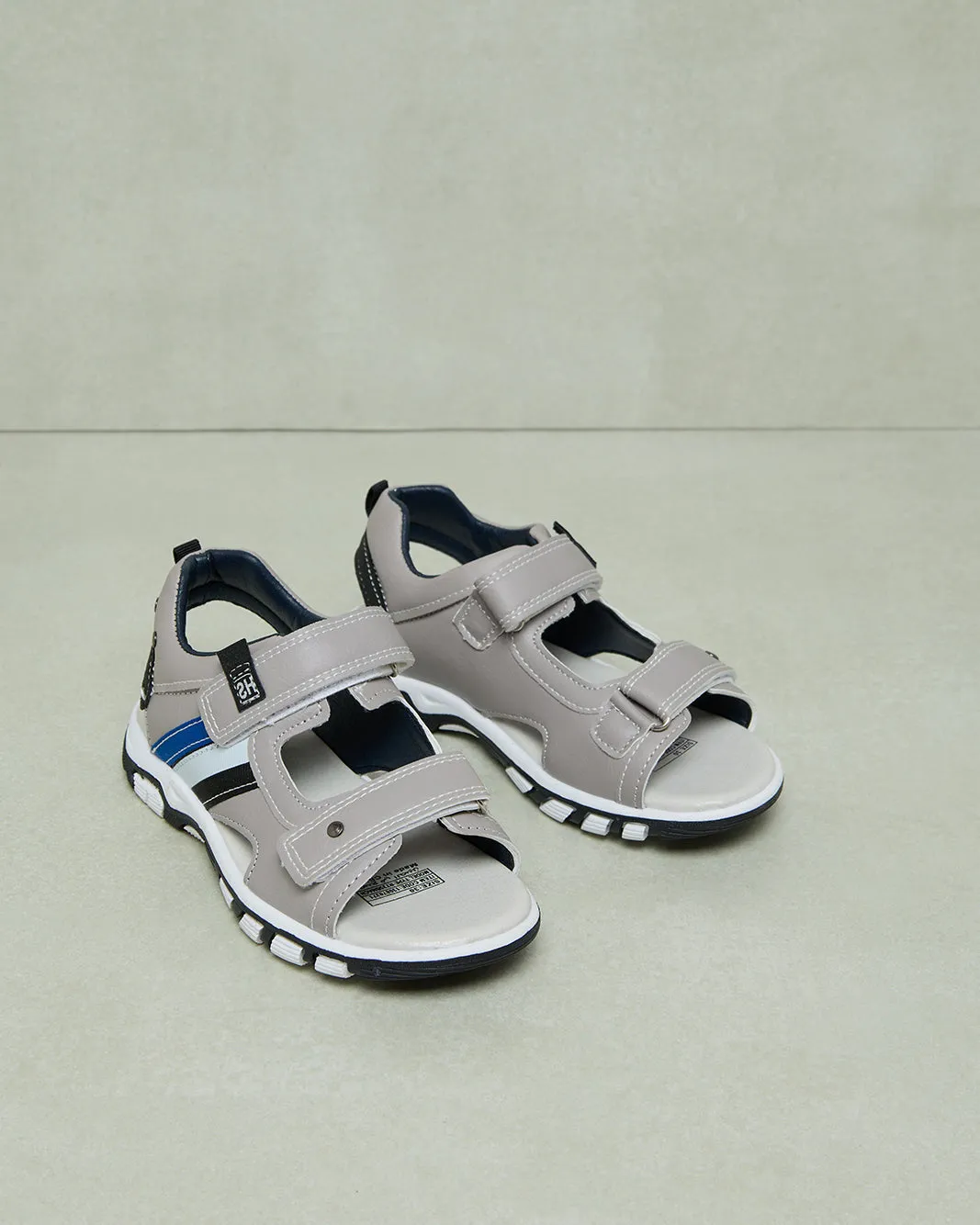 Boys Grey Sport Sandals