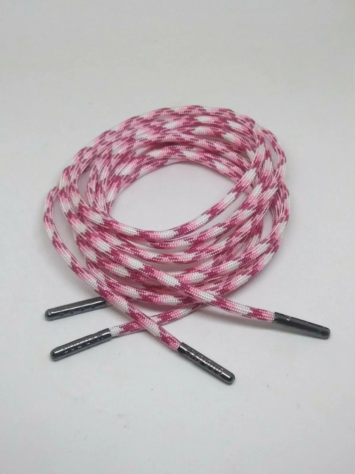 Breast Cancer Awarenes Boot Laces *Guaranteed for Life* 550 Paracord Steel Tip