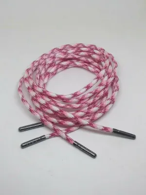 Breast Cancer Awarenes Boot Laces *Guaranteed for Life* 550 Paracord Steel Tip