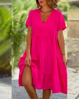 Brittany | Casual Summer V-neck Dress
