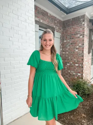 Bubble Sleeve Dress