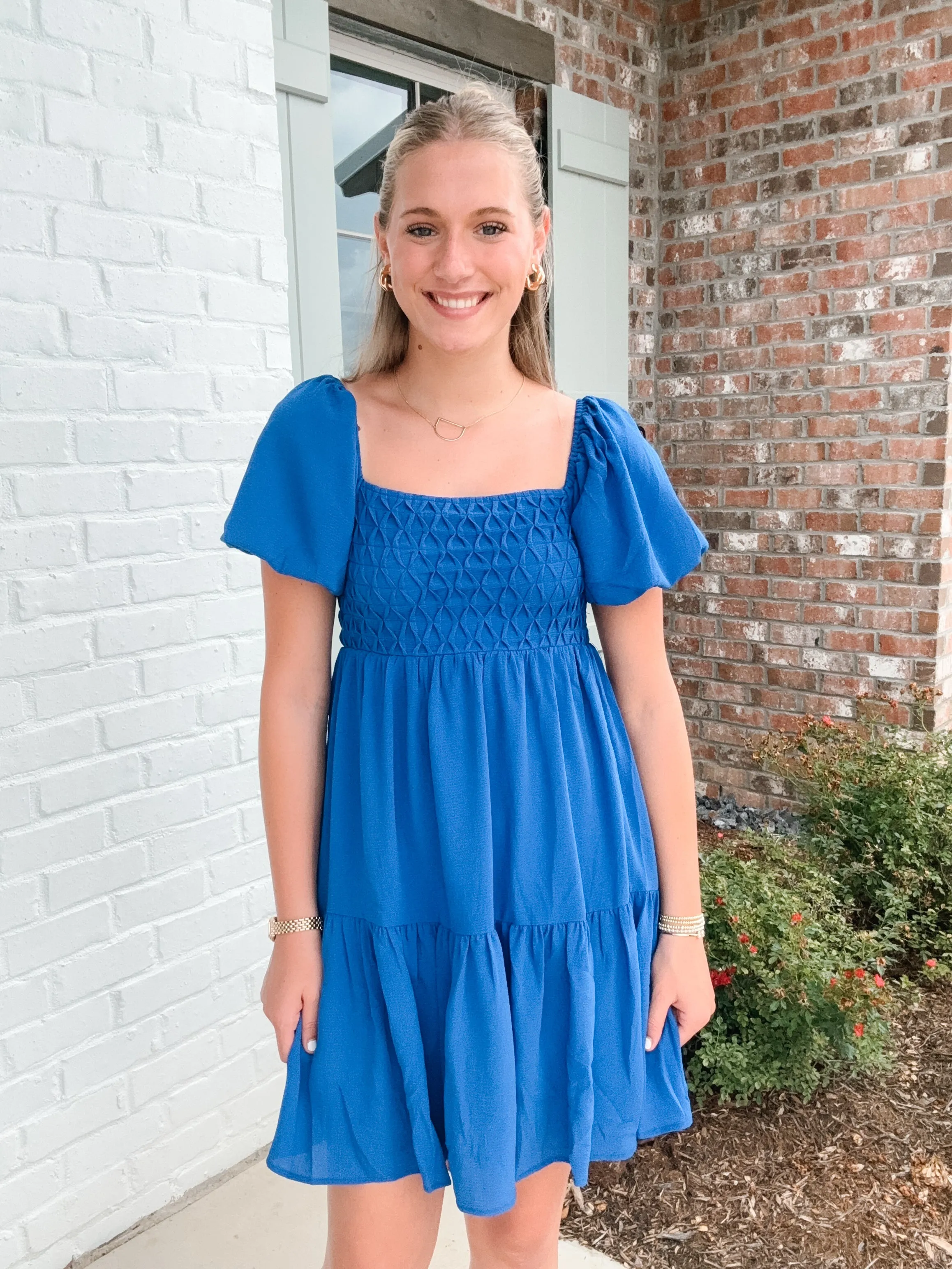 Bubble Sleeve Dress
