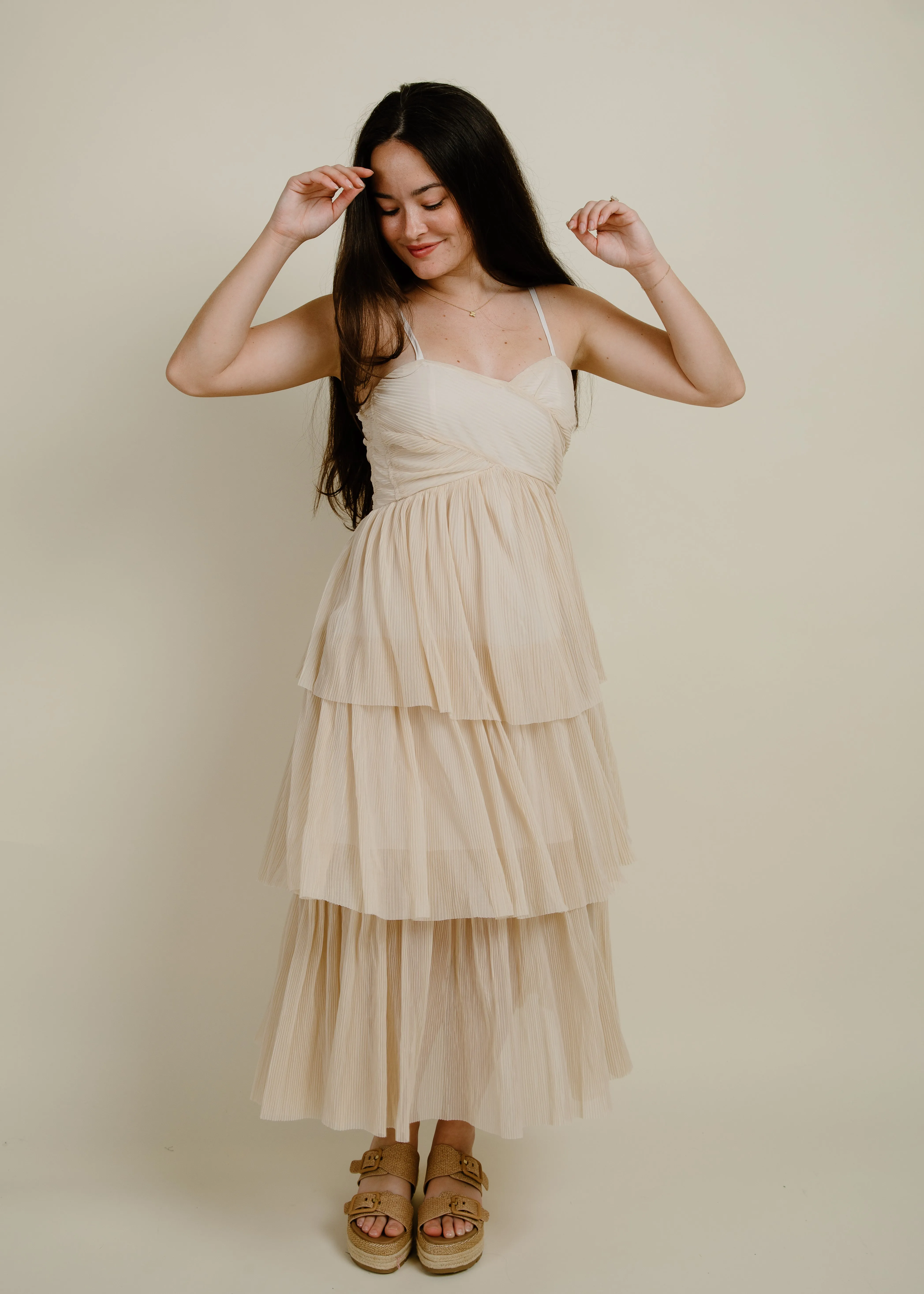 Champagne Nights Midi Dress