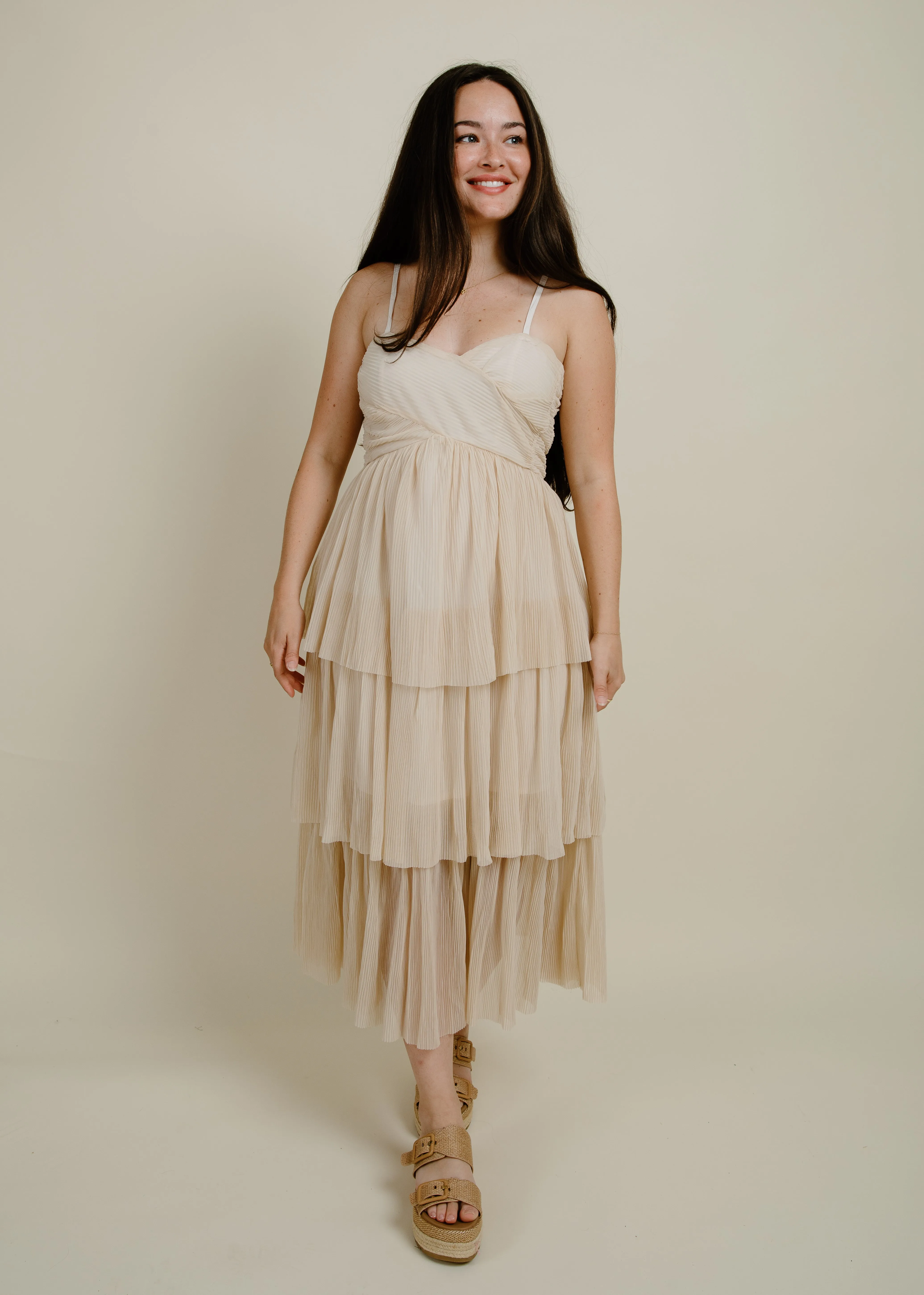 Champagne Nights Midi Dress