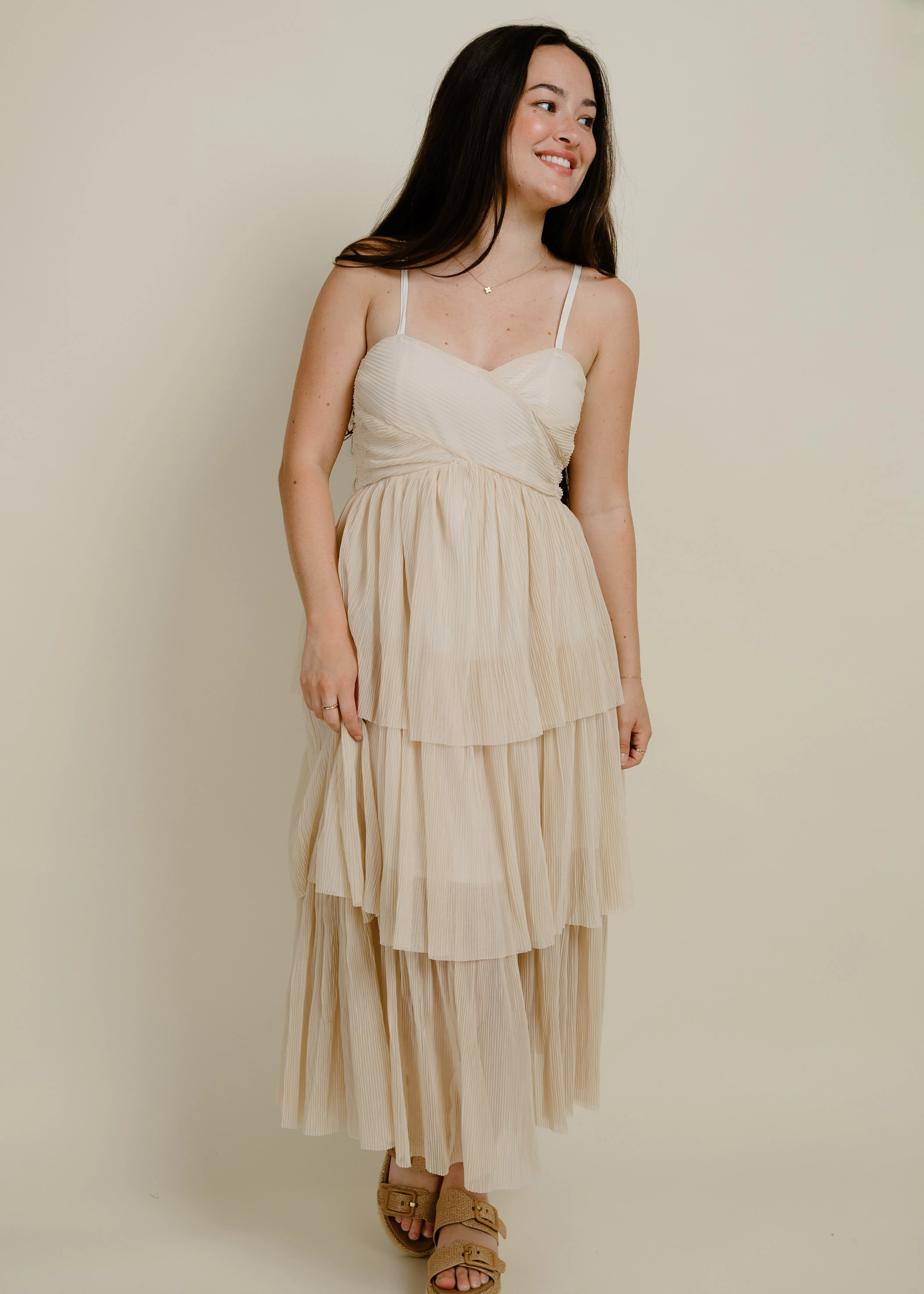 Champagne Nights Midi Dress