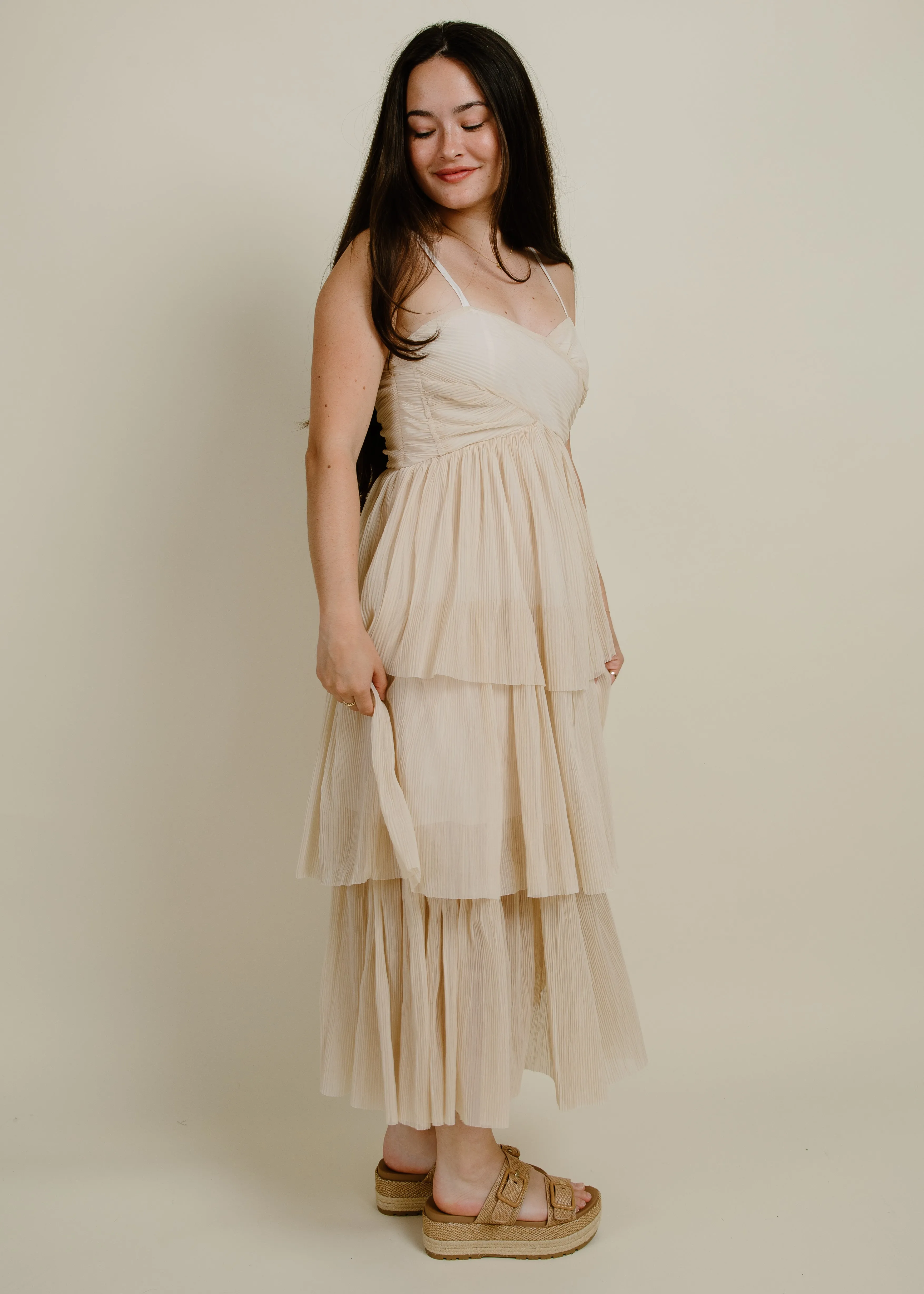 Champagne Nights Midi Dress