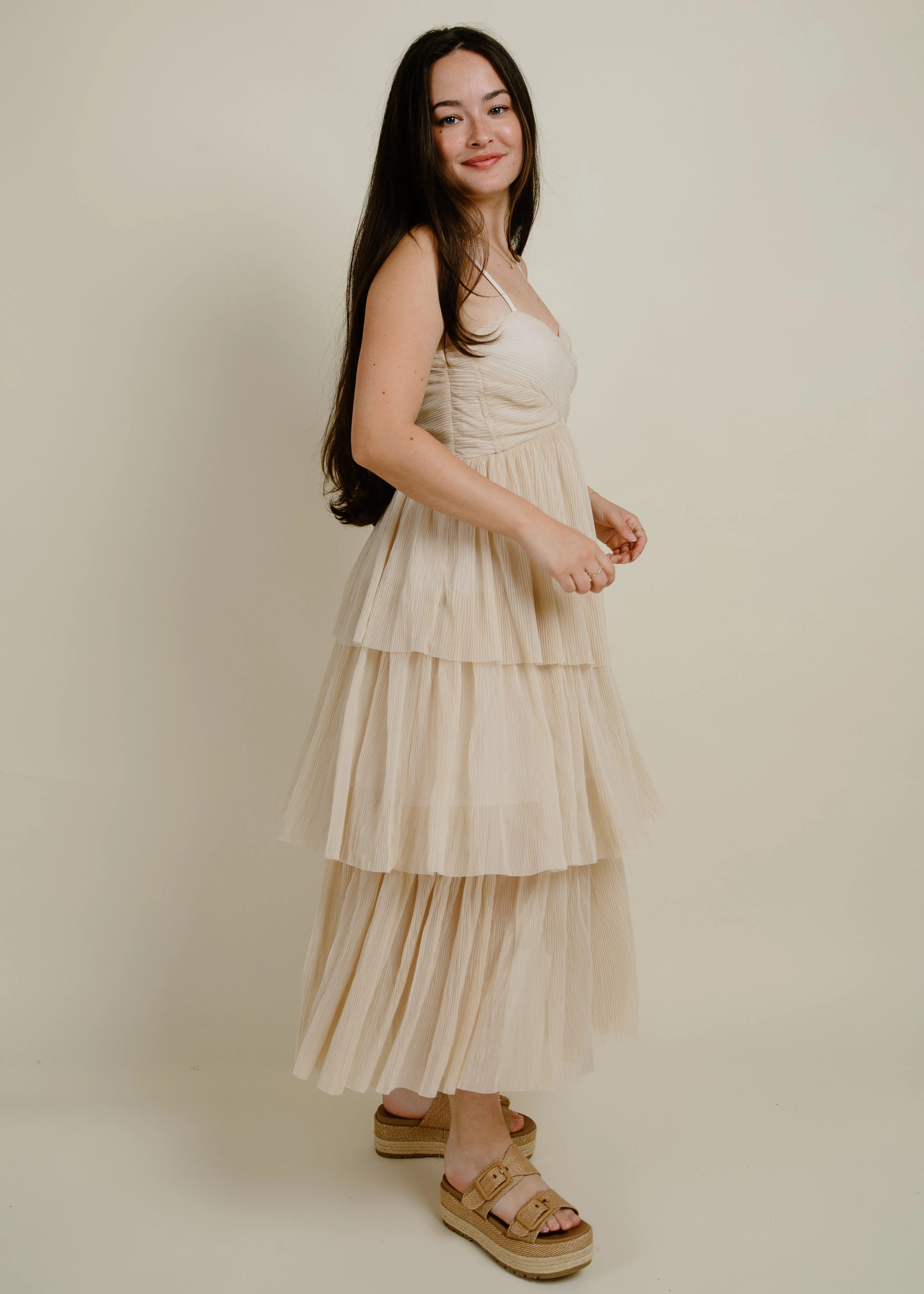 Champagne Nights Midi Dress