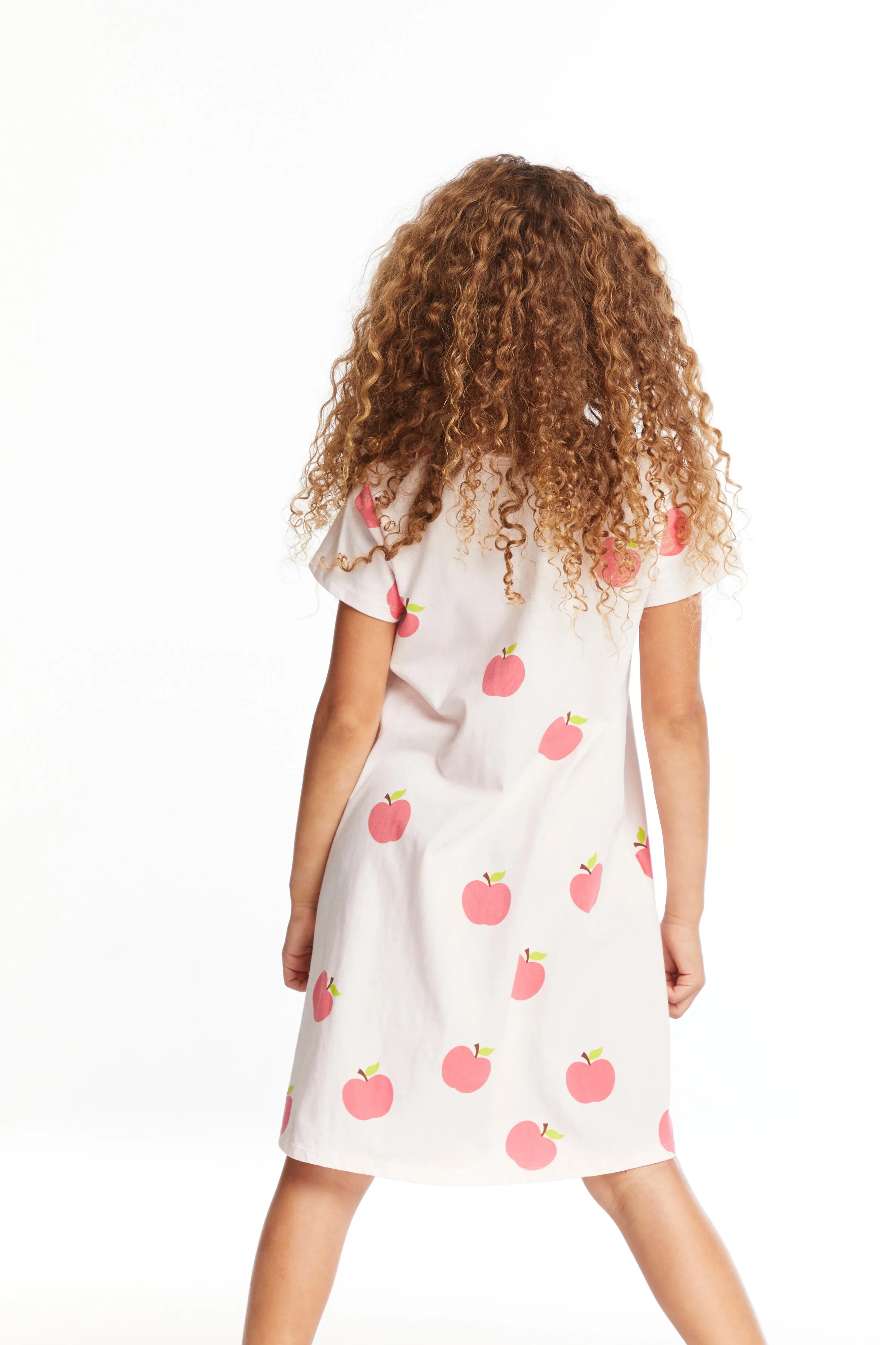Chaser Yummy Apples Girls Shirt Dress