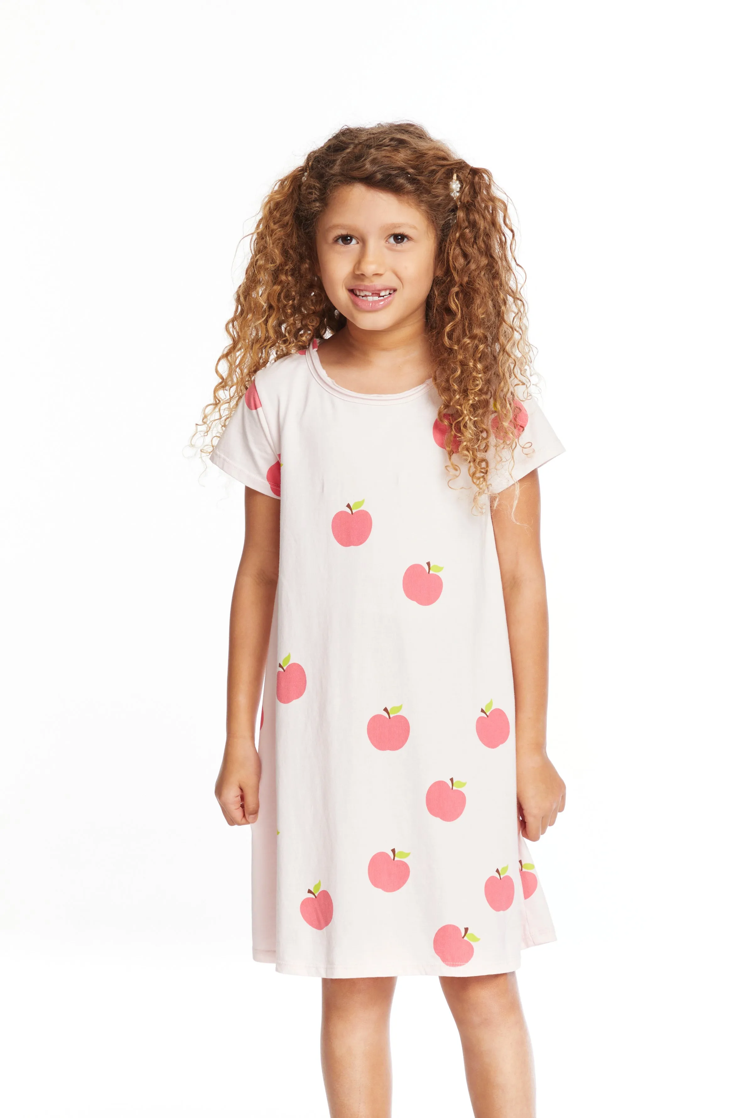 Chaser Yummy Apples Girls Shirt Dress