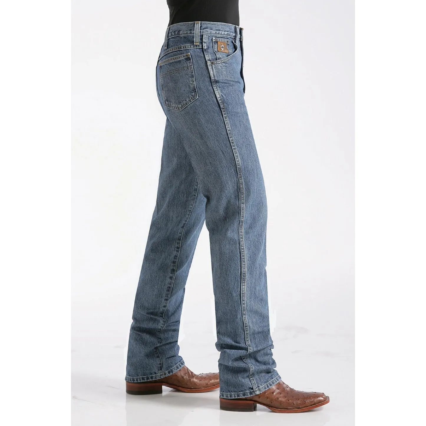 Cinch Slim Fit Bronze Label Jean - Medium Stonewash