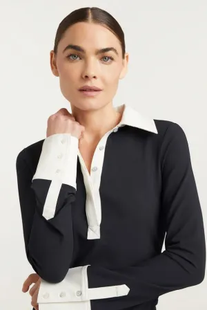 Cinq a Sept Elowen Dress - Black/White