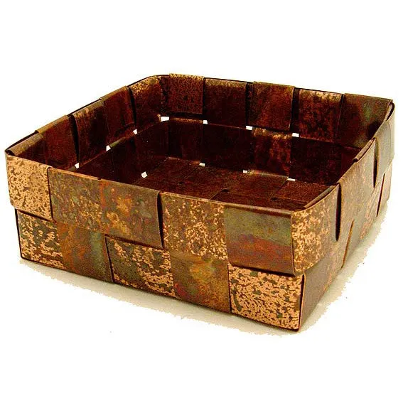 Copper Woven Basket