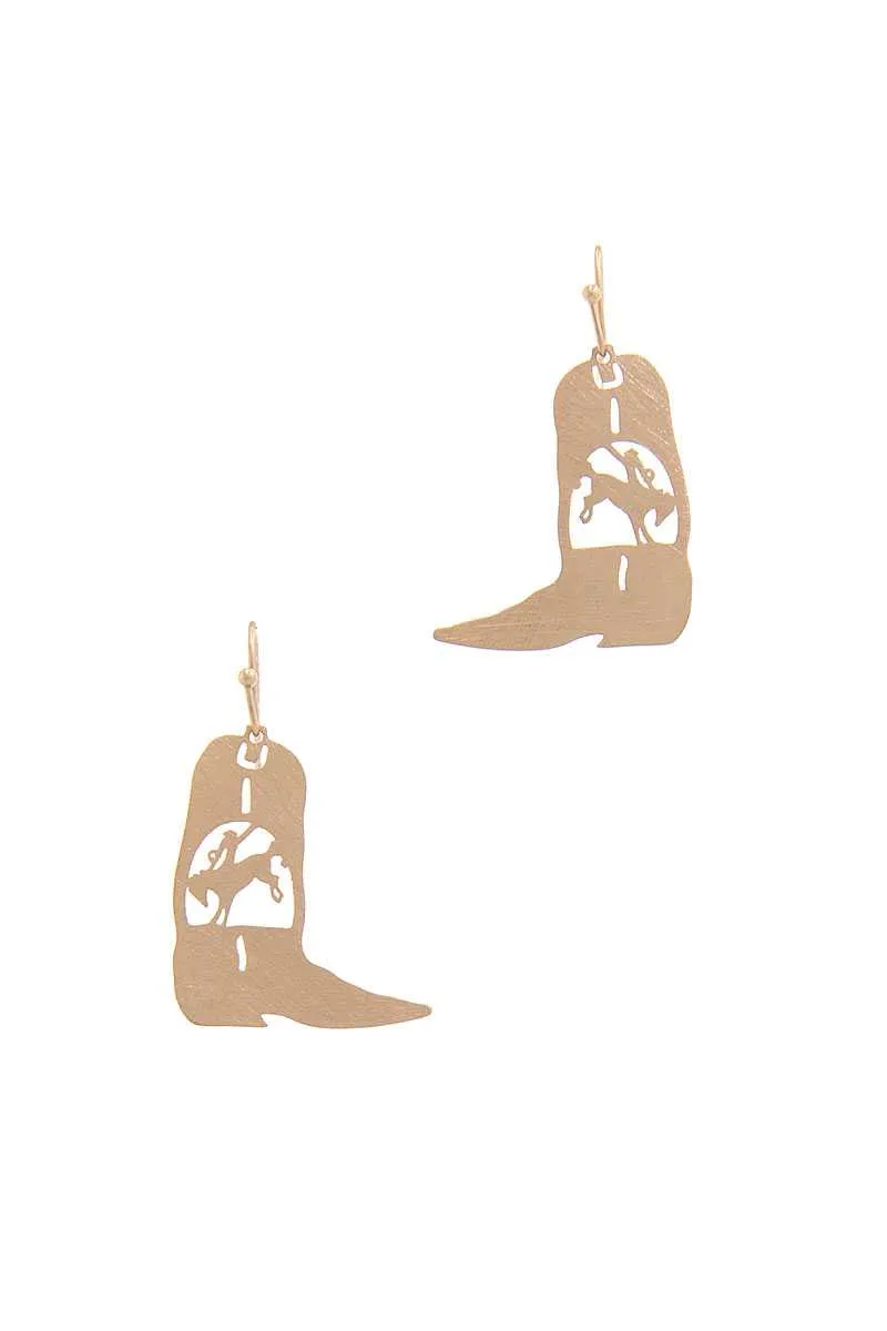 Cowboy Boot Earring