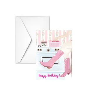 COWGIRL BIRTHDAY - Note Card