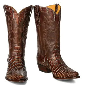 Crocodile 12" - Brown/Blue
