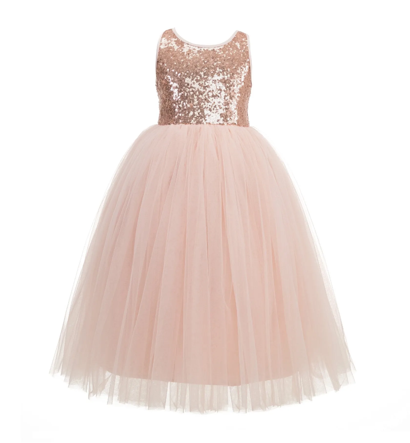 Crossed Straps A-Line Flower Girl Dress Junior Bridesmaid Dresses Formal Special Occasions 177(1)