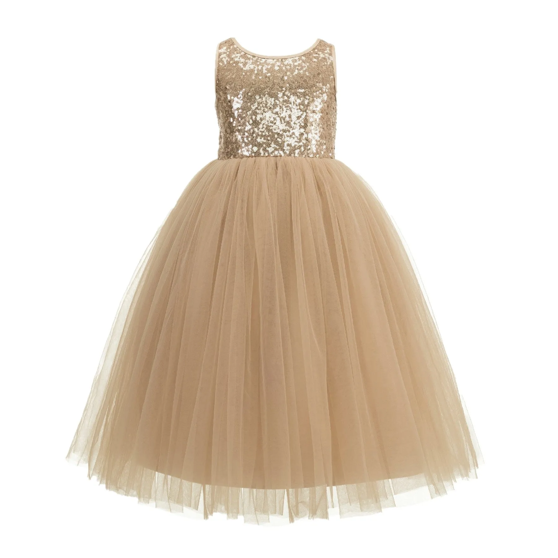 Crossed Straps A-Line Flower Girl Dress Junior Bridesmaid Dresses Formal Special Occasions 177(1)