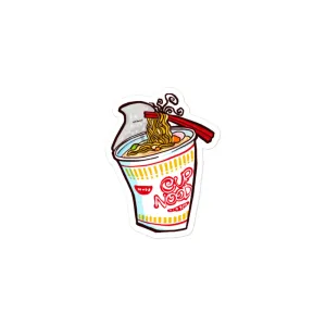 Cup Noodle Waterproof Sticker