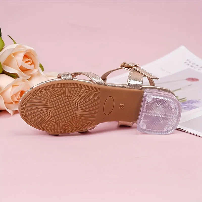 Cute Girls Heel Shoes Sandals For Party, FS