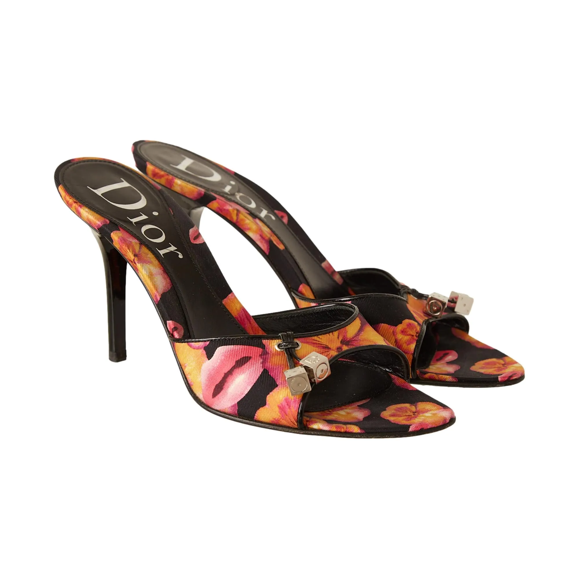 Dior Lip Logo Dice Heels