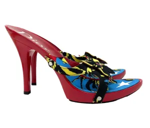 Dior Rasta Print Heels