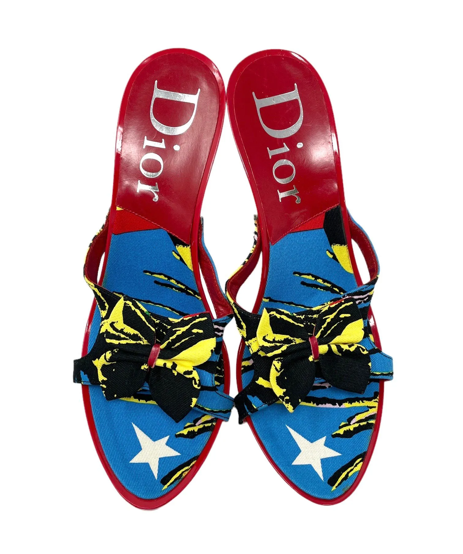 Dior Rasta Print Heels