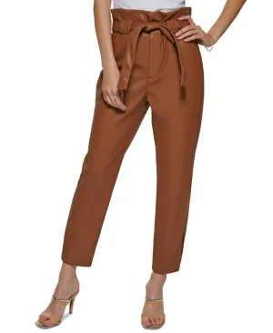 DKNY Women's High Tie Waist Cold Weather Formal Pants UG2P4202