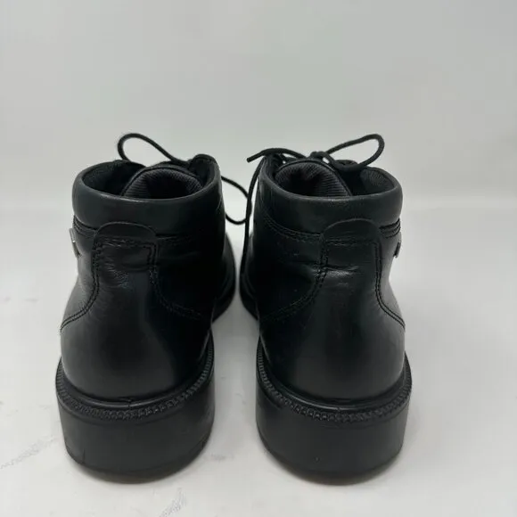 Ecco Men's Boot Gore Tex Size 41 US 7-7.5 Black Chukka Ankle
