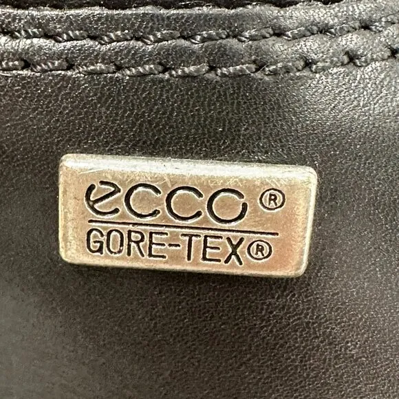 Ecco Men's Boot Gore Tex Size 41 US 7-7.5 Black Chukka Ankle