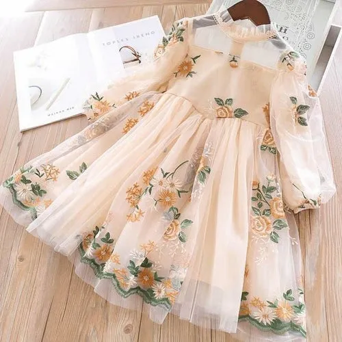 Elegant Flower Girl Dress for Weddings and Eid Celebrations