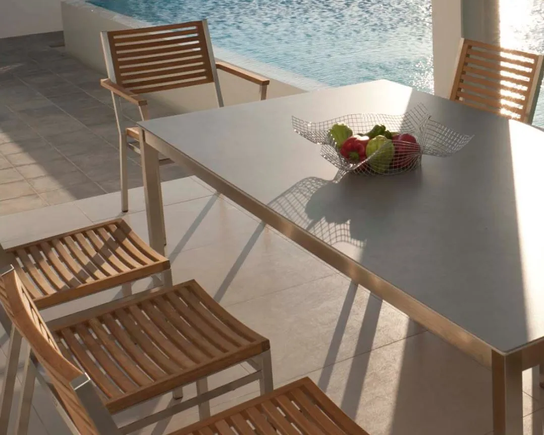 Equinox Dining Armchair, Teak - Barlow Tyrie