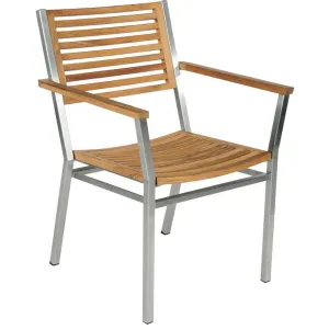 Equinox Dining Armchair, Teak - Barlow Tyrie